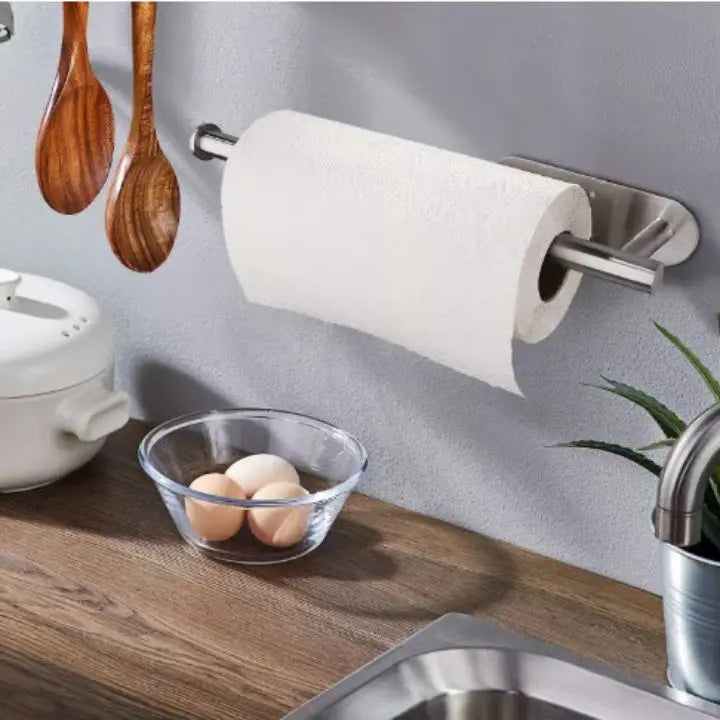 Elegant Wall Kitchen Paper Towel Holder – drill-free & space-saving | ventumra