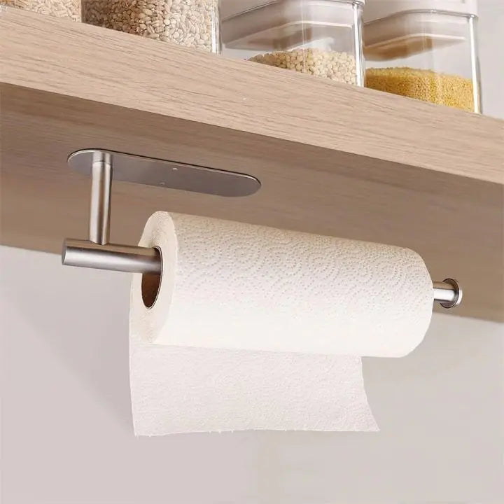 Elegant Wall Kitchen Paper Towel Holder – drill-free & space-saving | ventumra