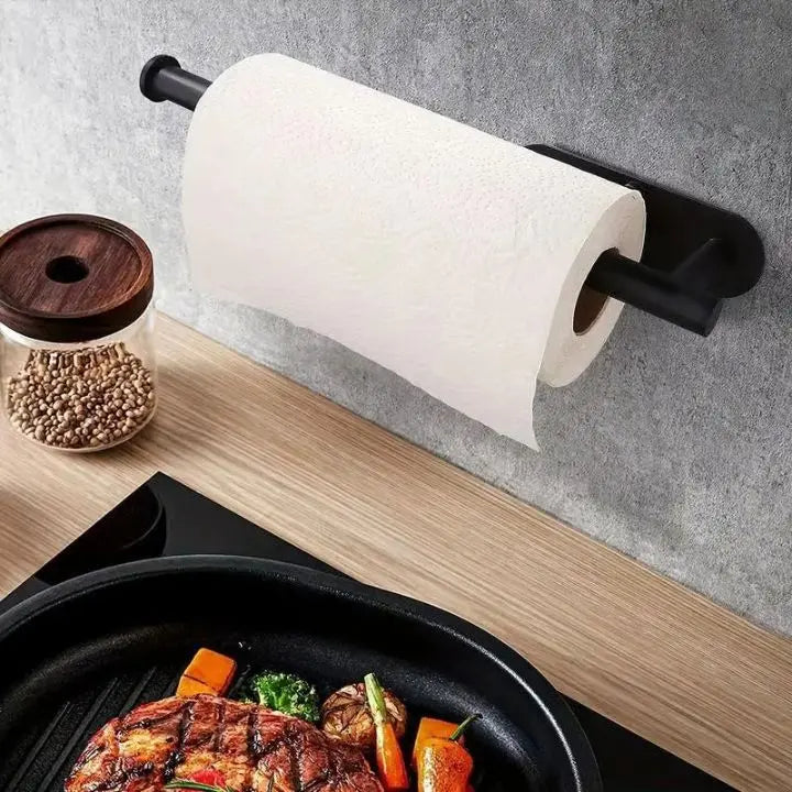 Elegant Wall Kitchen Paper Towel Holder – drill-free & space-saving | ventumra