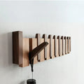 Elegant Wooden Coat Rack for Piano Hanging Clothes Storage | ventumra