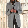 Classic Wool Blend Winter Coat for Women | ventumra