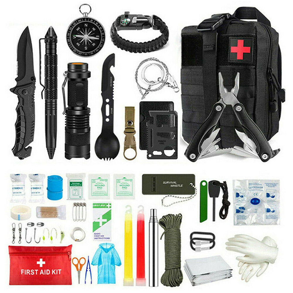 Emergency Survival Kit Equipment Hiking, Camping, SOS Tools | ventumra