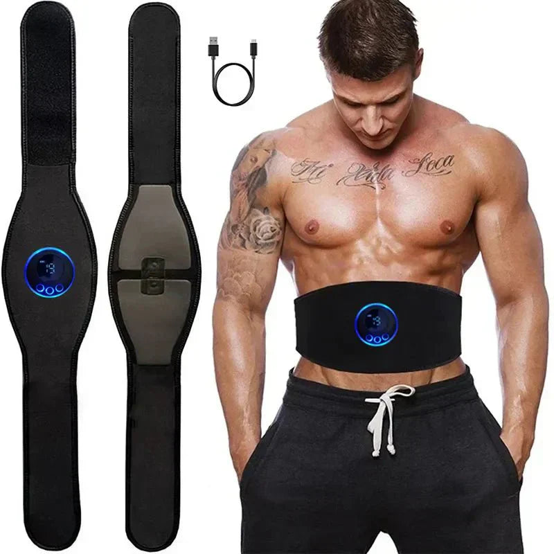 EMS Abs Trainer – 19-Level Abdominal Muscle Stimulator for Core Strengthening | ventumra