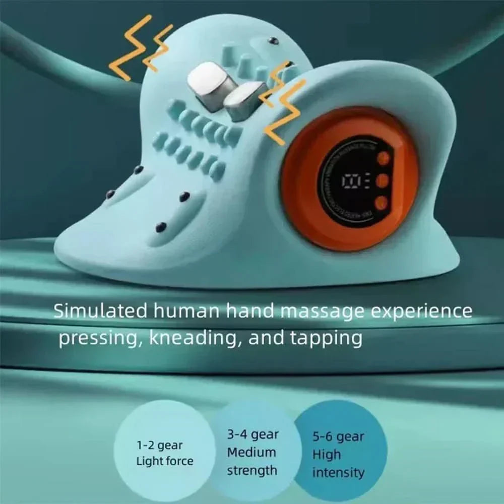 EMS Neck Massager with Acupressure and Traction for Pain Relief | ventumra