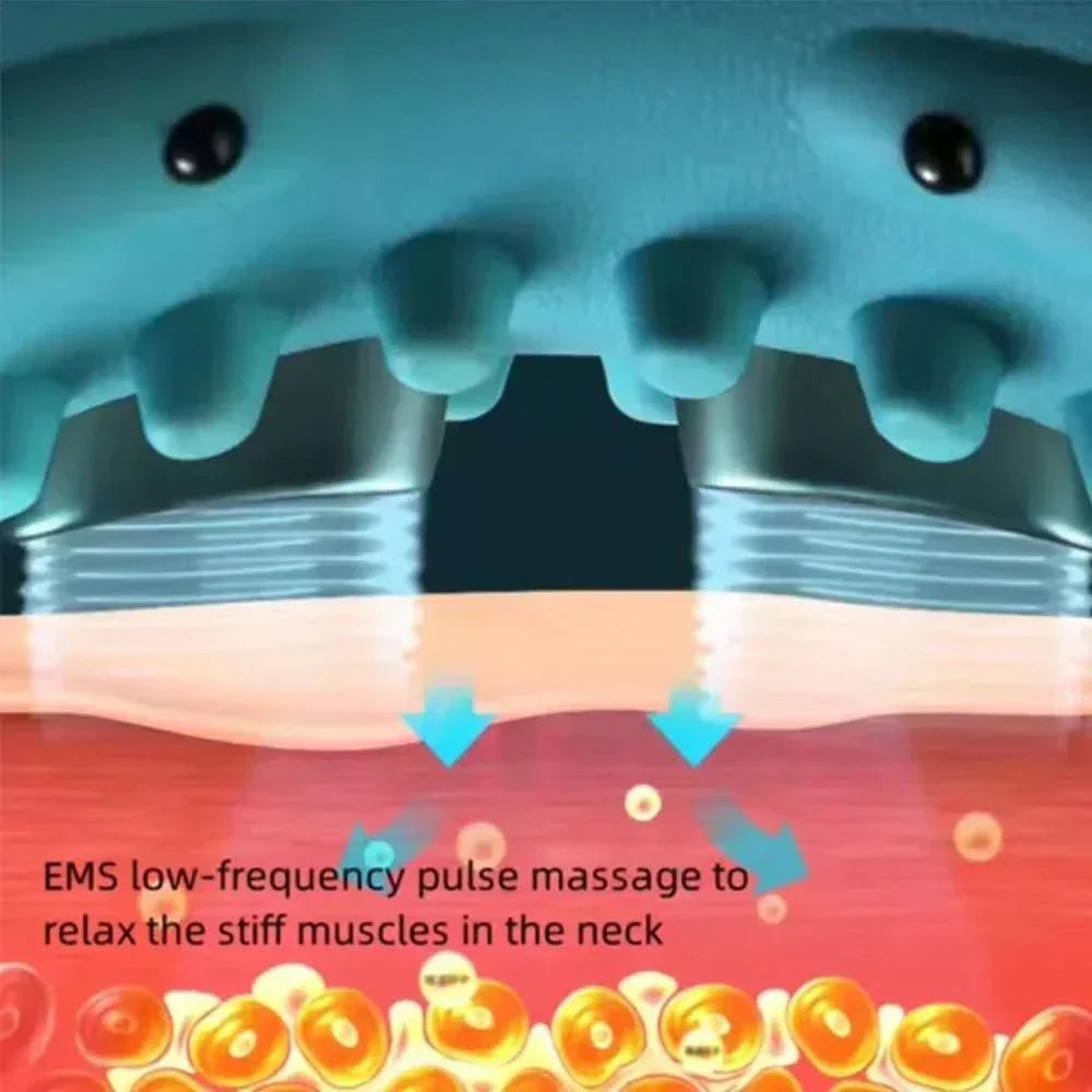 EMS Neck Massager with Acupressure and Traction for Pain Relief | ventumra