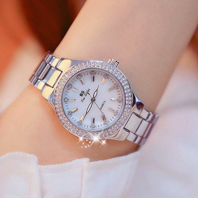 Esmée Women’s Stainless Steel Quartz Watch 32mm Silver | ventumra