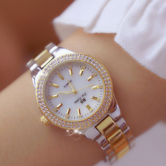 Esmée Women’s Stainless Steel Quartz Watch 32mm Silver | ventumra