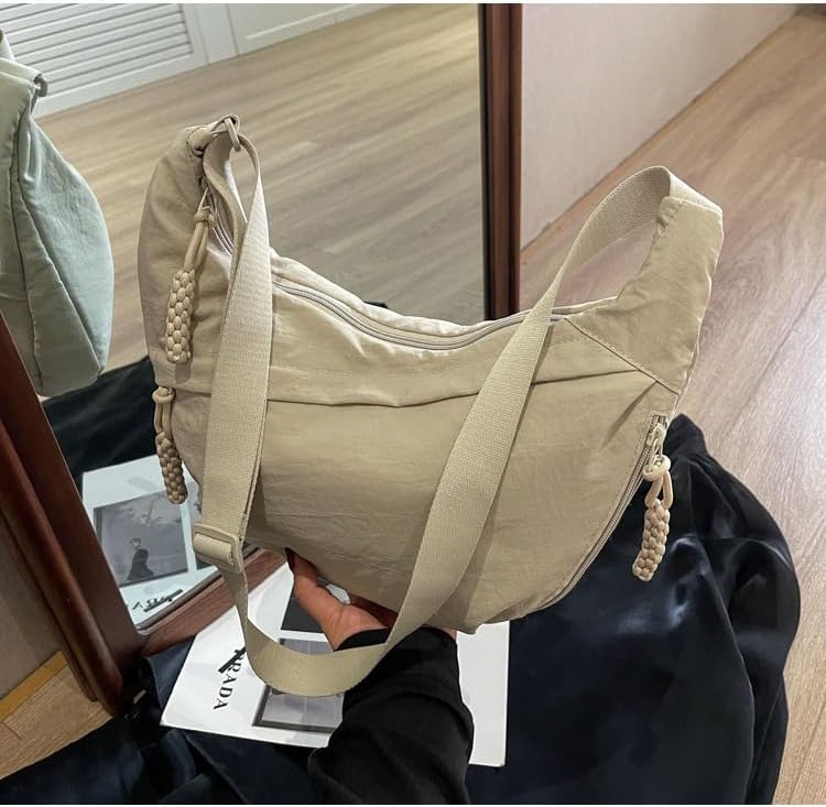 EVERCARRY – Nylon shoulder bag with smart compartments for everyday use | ventumra