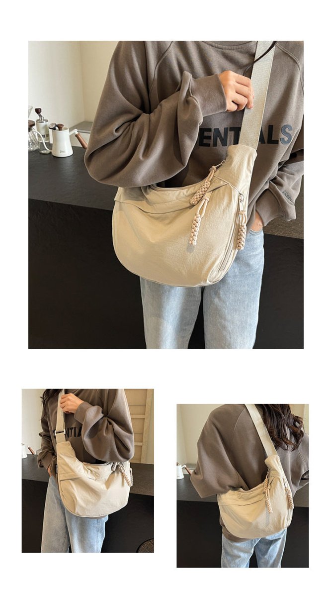 EVERCARRY – Nylon shoulder bag with smart compartments for everyday use | ventumra