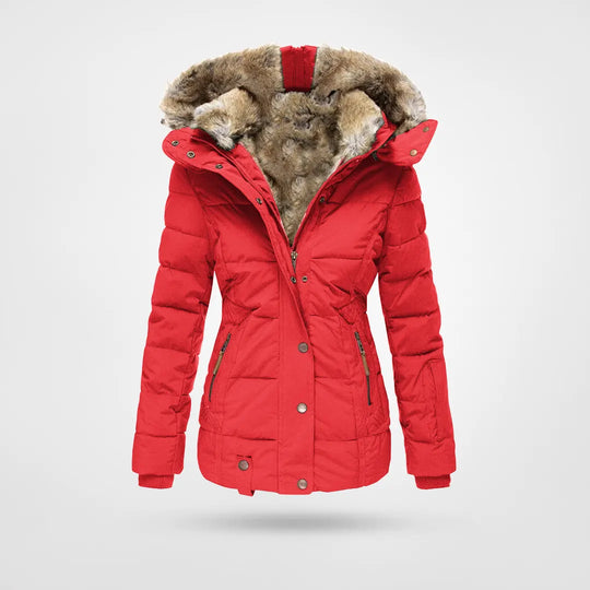 Women's Insulated Puffer Jacket with Hood | ventumra