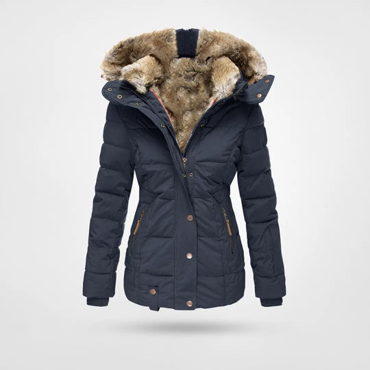 Women's Insulated Puffer Jacket with Hood | ventumra