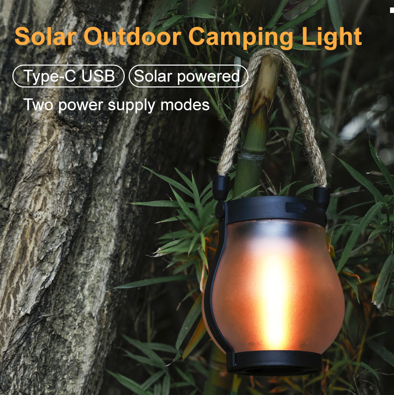 Solar Flickering Flame Lantern - Rustic Charm & Warm Ambiance | ventumra