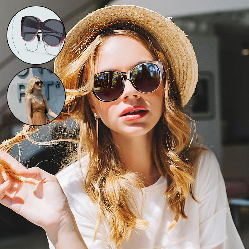 Oversized Cat-Eye Sunglasses for Prescription Glasses | ventumra