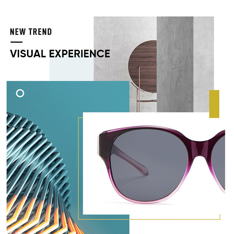 Oversized Cat-Eye Sunglasses for Prescription Glasses | ventumra