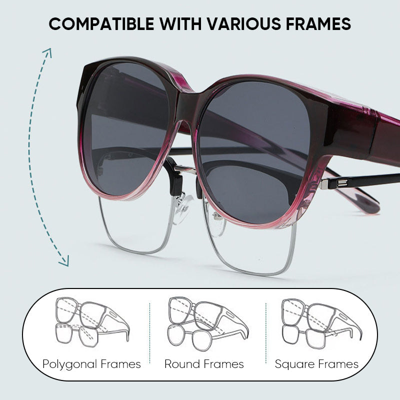 Oversized Cat-Eye Sunglasses for Prescription Glasses | ventumra