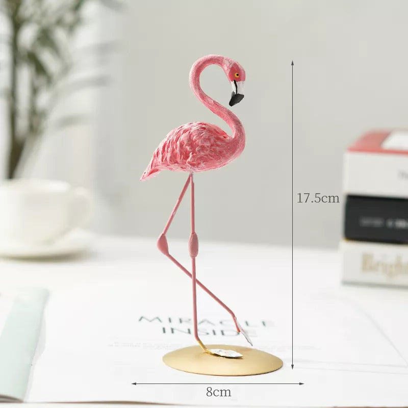 Flamingo Figurine made of Resin Modern Decoration | ventumra