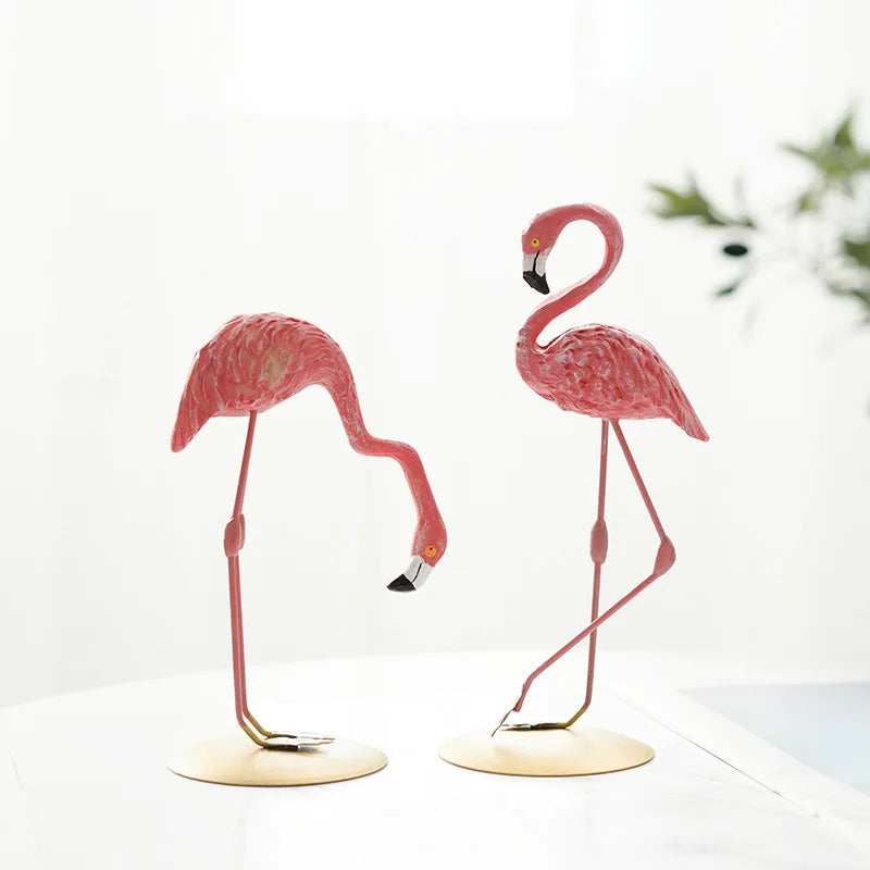 Flamingo Figurine made of Resin Modern Decoration | ventumra