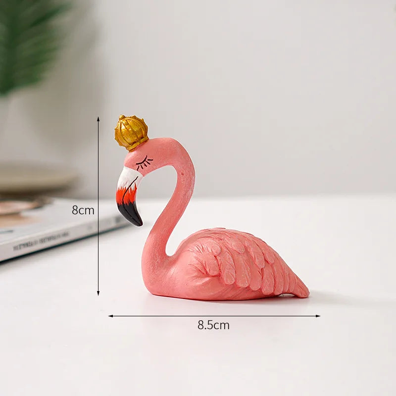 Flamingo Figurine made of Resin Modern Decoration | ventumra