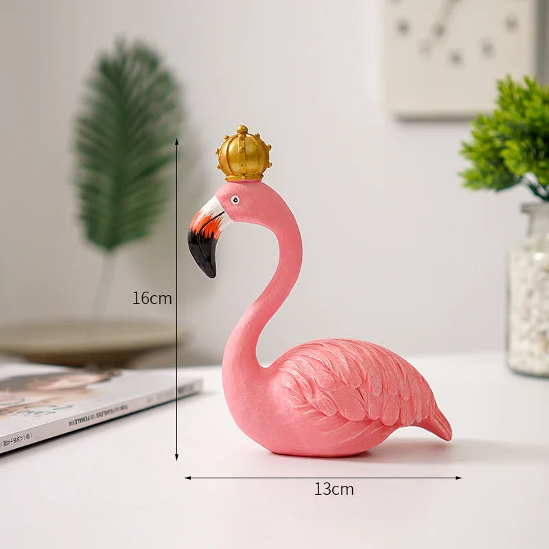 Flamingo Figurine made of Resin Modern Decoration | ventumra