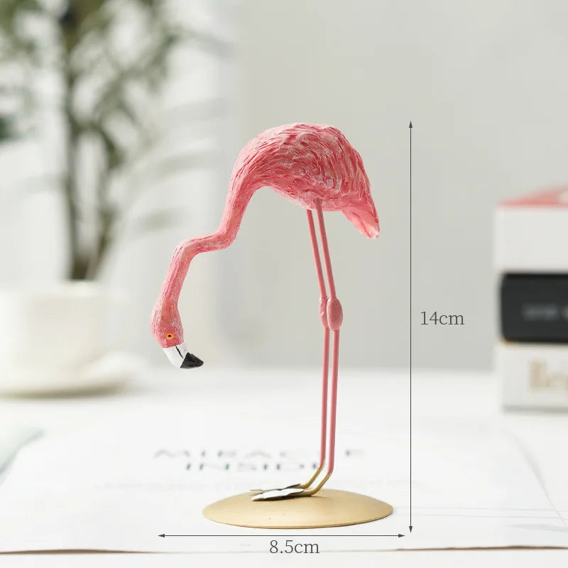 Flamingo Figurine made of Resin Modern Decoration | ventumra