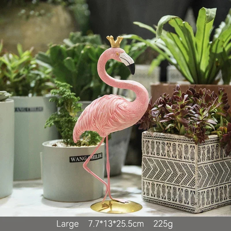Flamingo Figurine made of Resin Modern Decoration | ventumra
