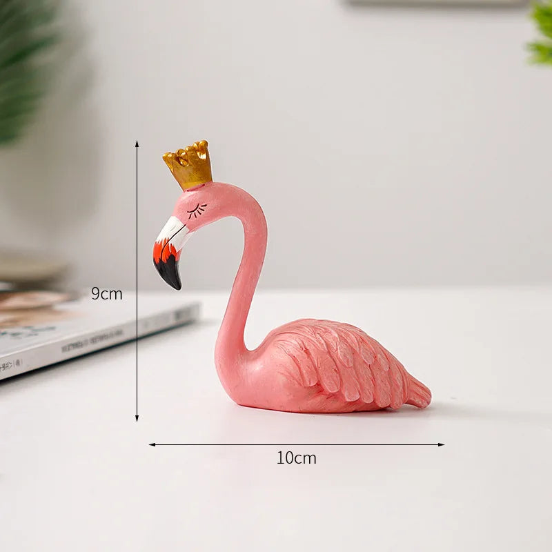 Flamingo Figurine made of Resin Modern Decoration | ventumra