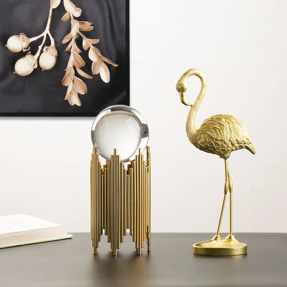 Flamingo Figurine made of Resin Modern Decoration | ventumra