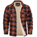 Cozy Fleece-Lined Plaid Shirt Jacket | ventumra