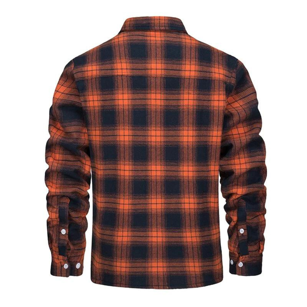 Cozy Fleece-Lined Plaid Shirt Jacket | ventumra