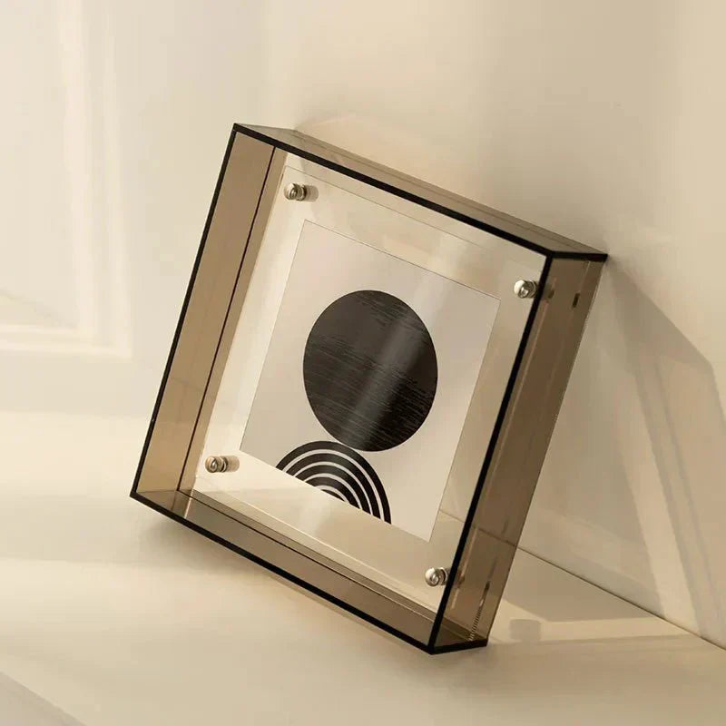Floating Acrylic Picture Frame Contemporary Design for Wall & Table | ventumra