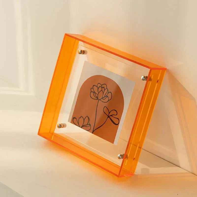 Floating Acrylic Picture Frame Contemporary Design for Wall & Table | ventumra