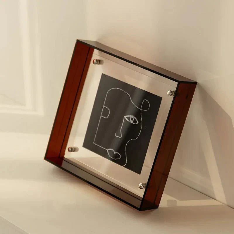 Floating Acrylic Picture Frame Contemporary Design for Wall & Table | ventumra