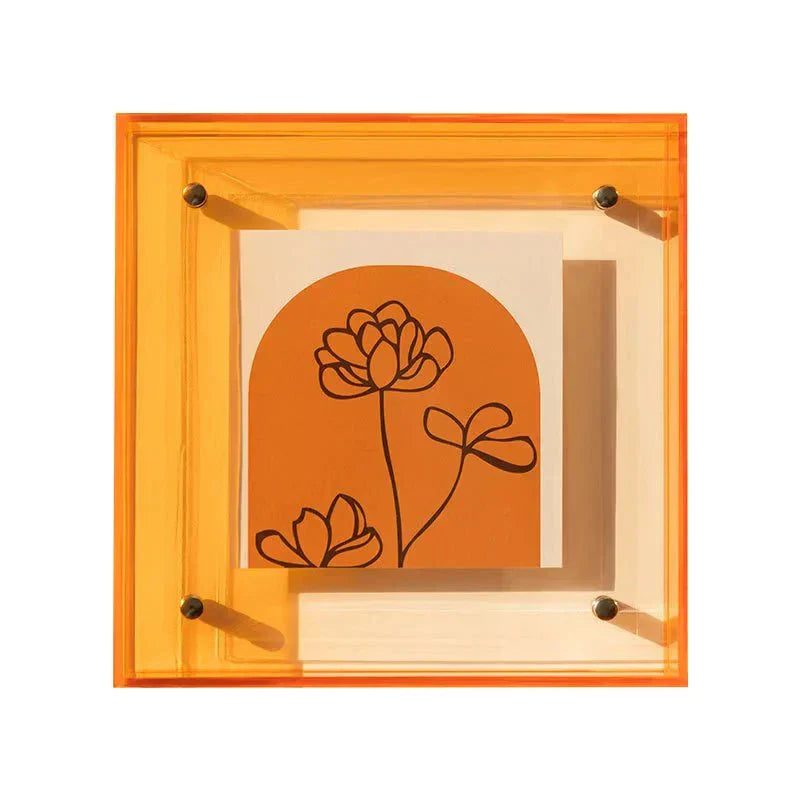 Floating Acrylic Picture Frame Contemporary Design for Wall & Table | ventumra