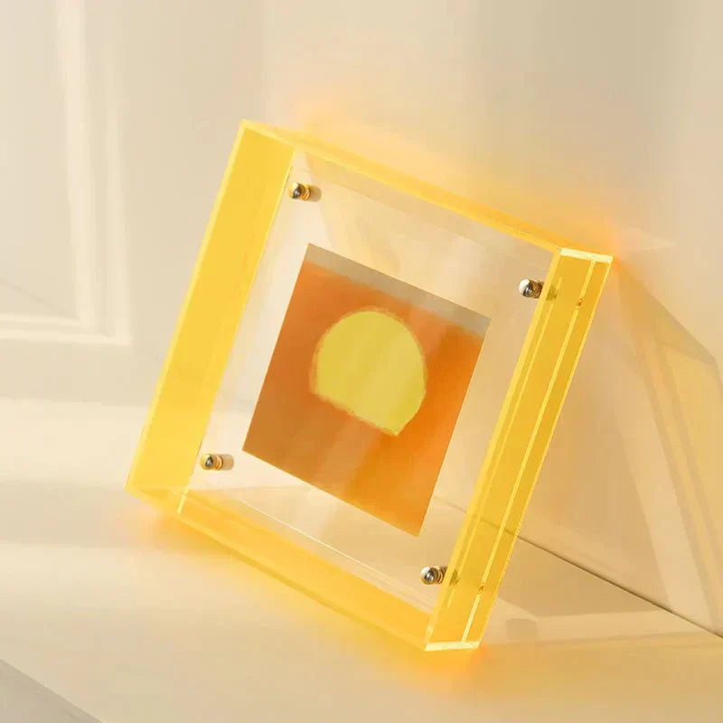 Floating Acrylic Picture Frame Contemporary Design for Wall & Table | ventumra