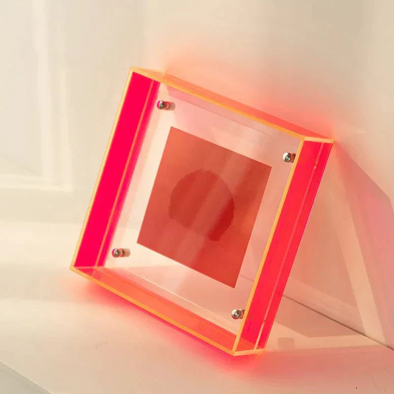 Floating Acrylic Picture Frame Contemporary Design for Wall & Table | ventumra