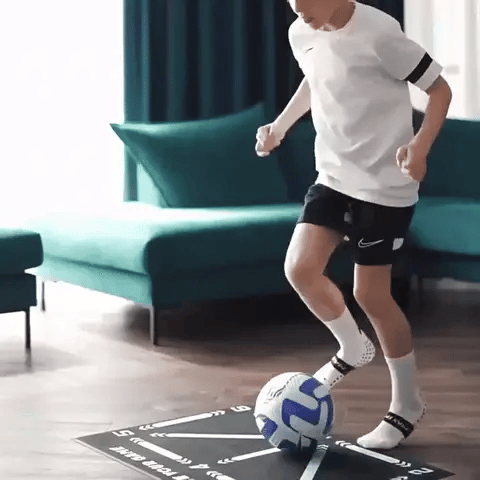 Football Pro Training Mat Non-Slip, 2x2m Space for Skill Improvement and Home Training | ventumra