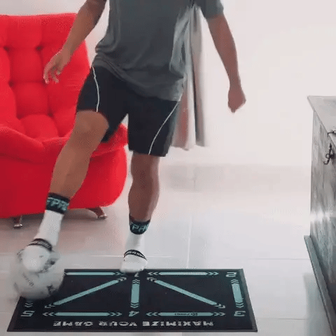 Football Pro Training Mat Non-Slip, 2x2m Space for Skill Improvement and Home Training | ventumra