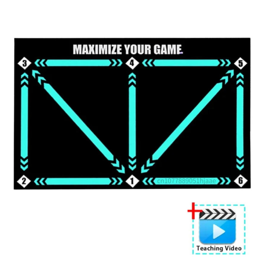 Football Pro Training Mat Non-Slip, 2x2m Space for Skill Improvement and Home Training | ventumra