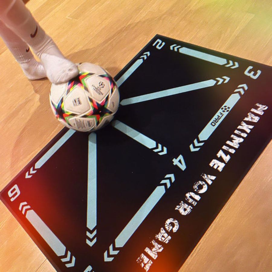 Football Pro Training Mat Non-Slip, 2x2m Space for Skill Improvement and Home Training | ventumra