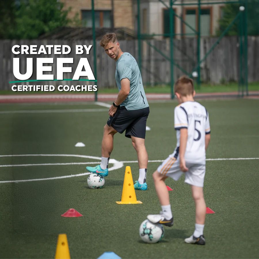 Football Pro Training Mat Non-Slip, 2x2m Space for Skill Improvement and Home Training | ventumra