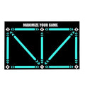 Football Pro Training Mat Non-Slip, 2x2m Space for Skill Improvement and Home Training | ventumra