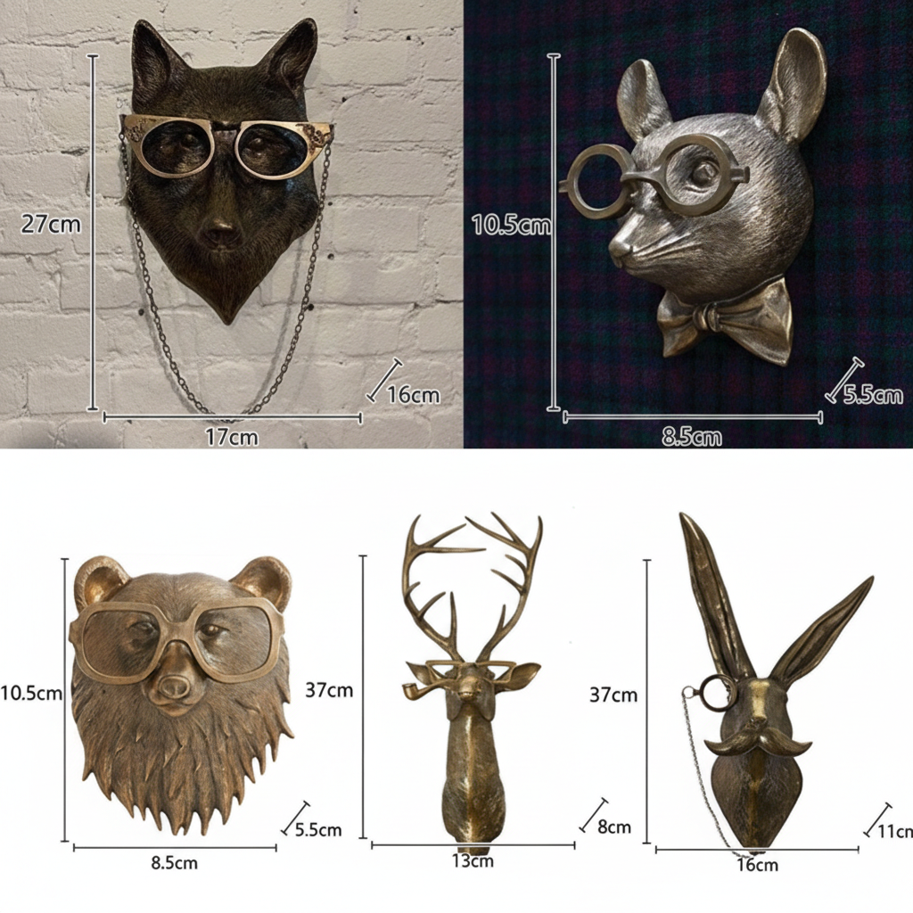 Stag Head Rustic Wall Sculpture | ventumra