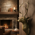 Stag Head Rustic Wall Sculpture | ventumra