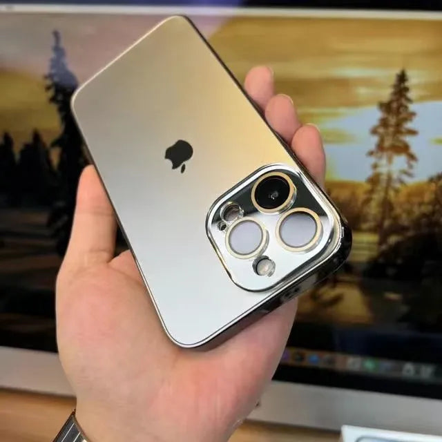 Matte Acrylic & Tempered Glass iPhone Case | ventumra