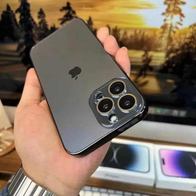 Matte Acrylic & Tempered Glass iPhone Case | ventumra