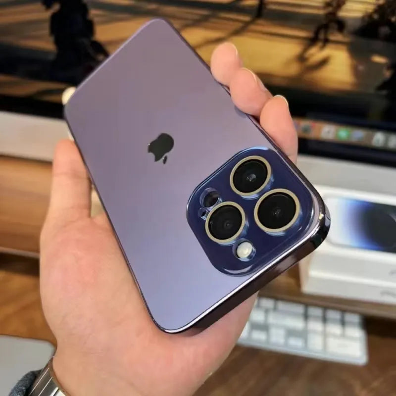Matte Acrylic & Tempered Glass iPhone Case | ventumra