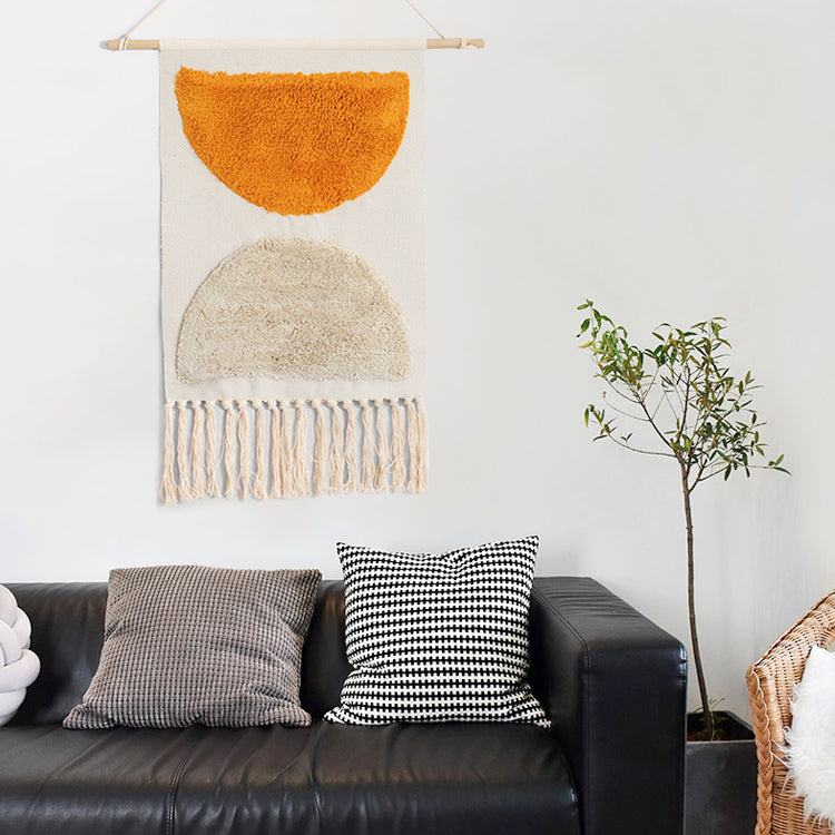 Geometric Tufted Wall Tapestry | ventumra