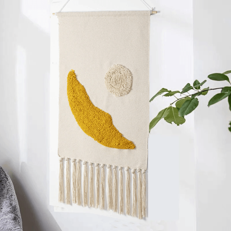 Geometric Tufted Wall Tapestry | ventumra