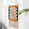 Geometric Tufted Wall Tapestry | ventumra
