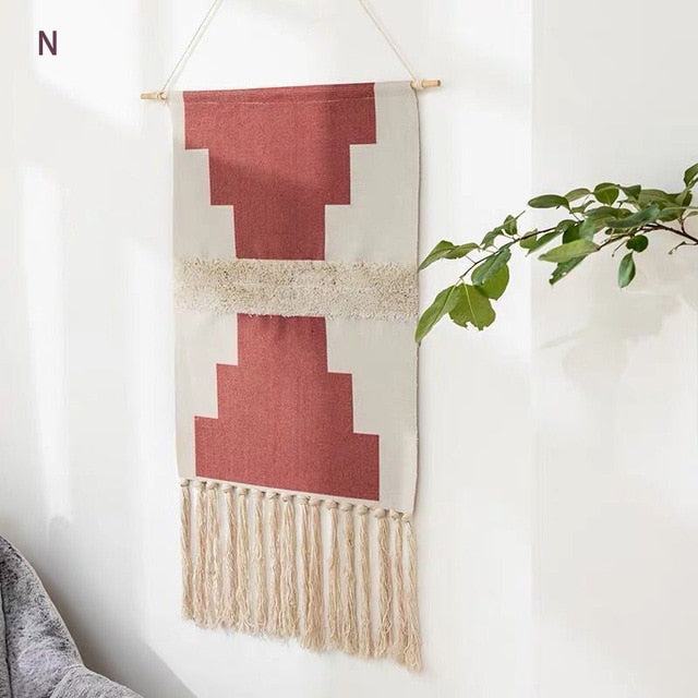 Geometric Tufted Wall Tapestry | ventumra